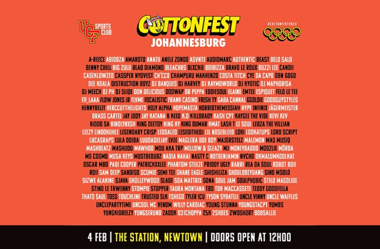 Cotton Fest Announces Full Line Up With Over 100 Acts Escopia